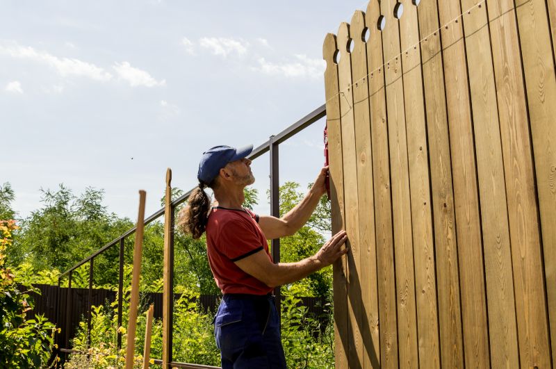 Bamboo Fence Installation